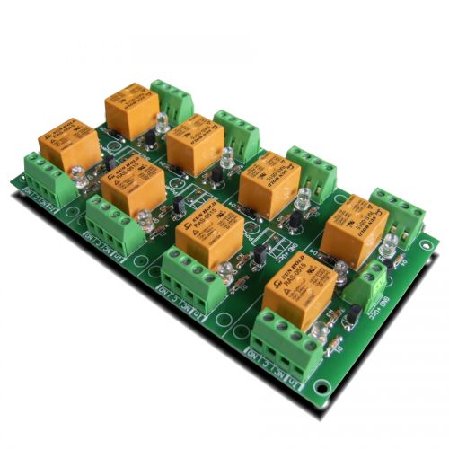 8 Relay Way Output Module (Board) for your PIC, AVR Project - 5V