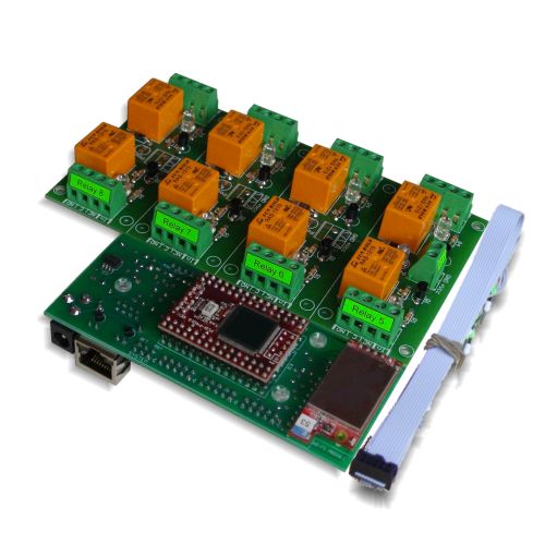 Wi-Fi IEEE 802.11 b/g Eight Channel Relay Board