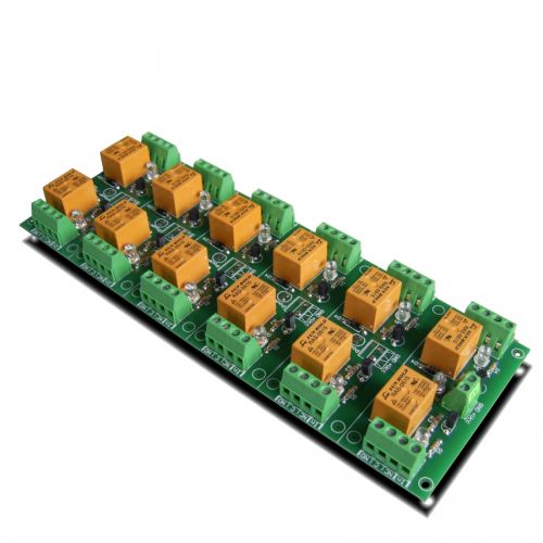 12 Relay Way Output Module (Board) for your PIC, AVR Project - 5V