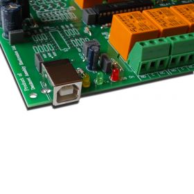 USB 16 Channel Relay Module - RS232 Controlled, 12V - ver.2