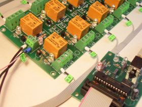 USB 16 Channel Relay Module - RS232 Controlled, 24V