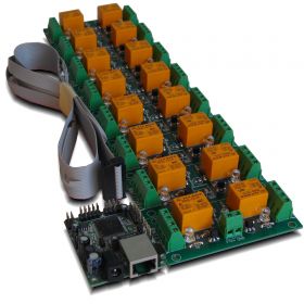 Internet/Ethernet Sixteen Channel Relay Board