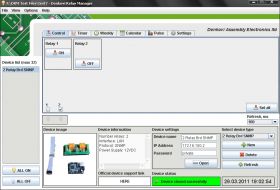 Internet/Ethernet Two Channel Relay Board