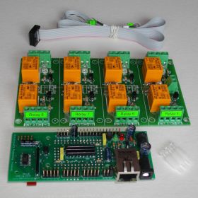 Wi-Fi IEEE 802.11 b/g Eight Channel Relay Board
