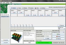 Wi-Fi IEEE 802.11 b/g Eight Channel Relay Board