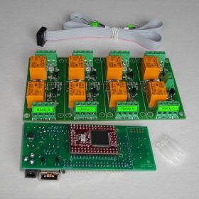 TCP/IP, Web and Telnet Eight Channel Relay Board