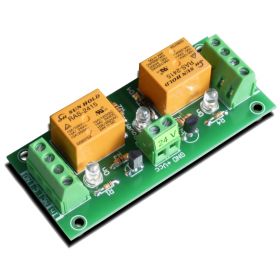 2 Relay Way Output Module (Board) for your PIC, AVR Project - 24V