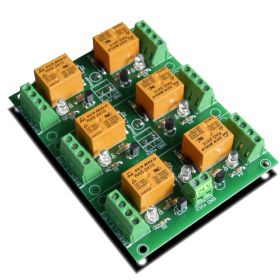 6 Relay Way Output Module (Board) for your PIC, AVR Project - 24V