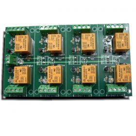 8 Relay Way Output Module (Board) for your PIC, AVR Project - 24V