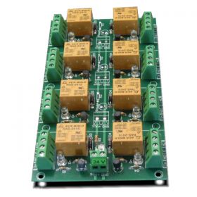 8 Relay Way Output Module (Board) for your PIC, AVR Project - 24V